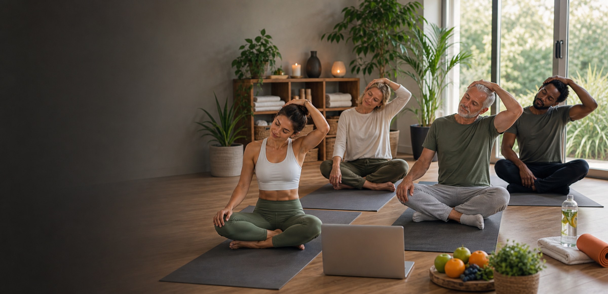 A virtual health and wellness center with expert-led online classes