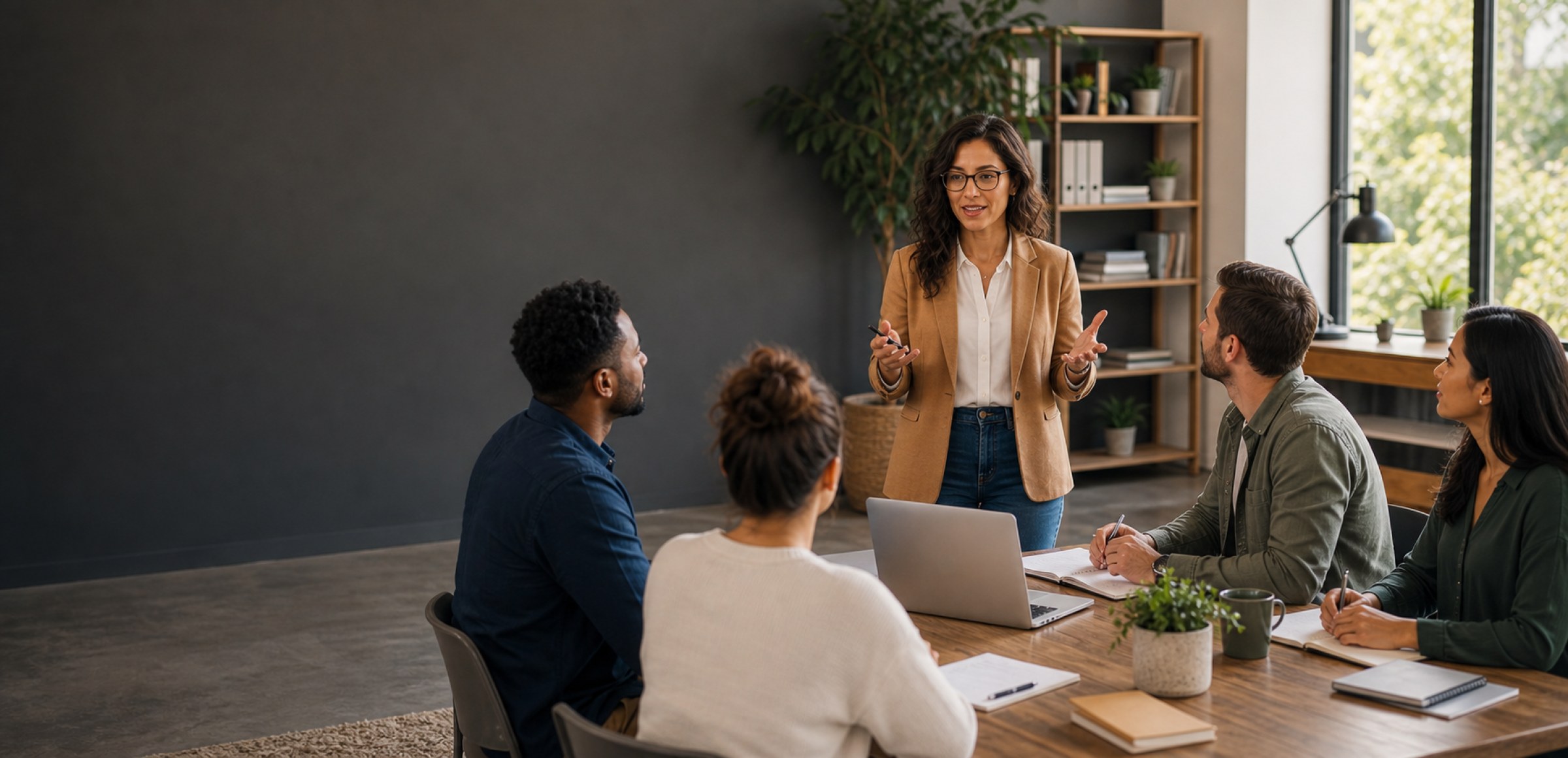 A virtual campaign training session focused on communication and leadership