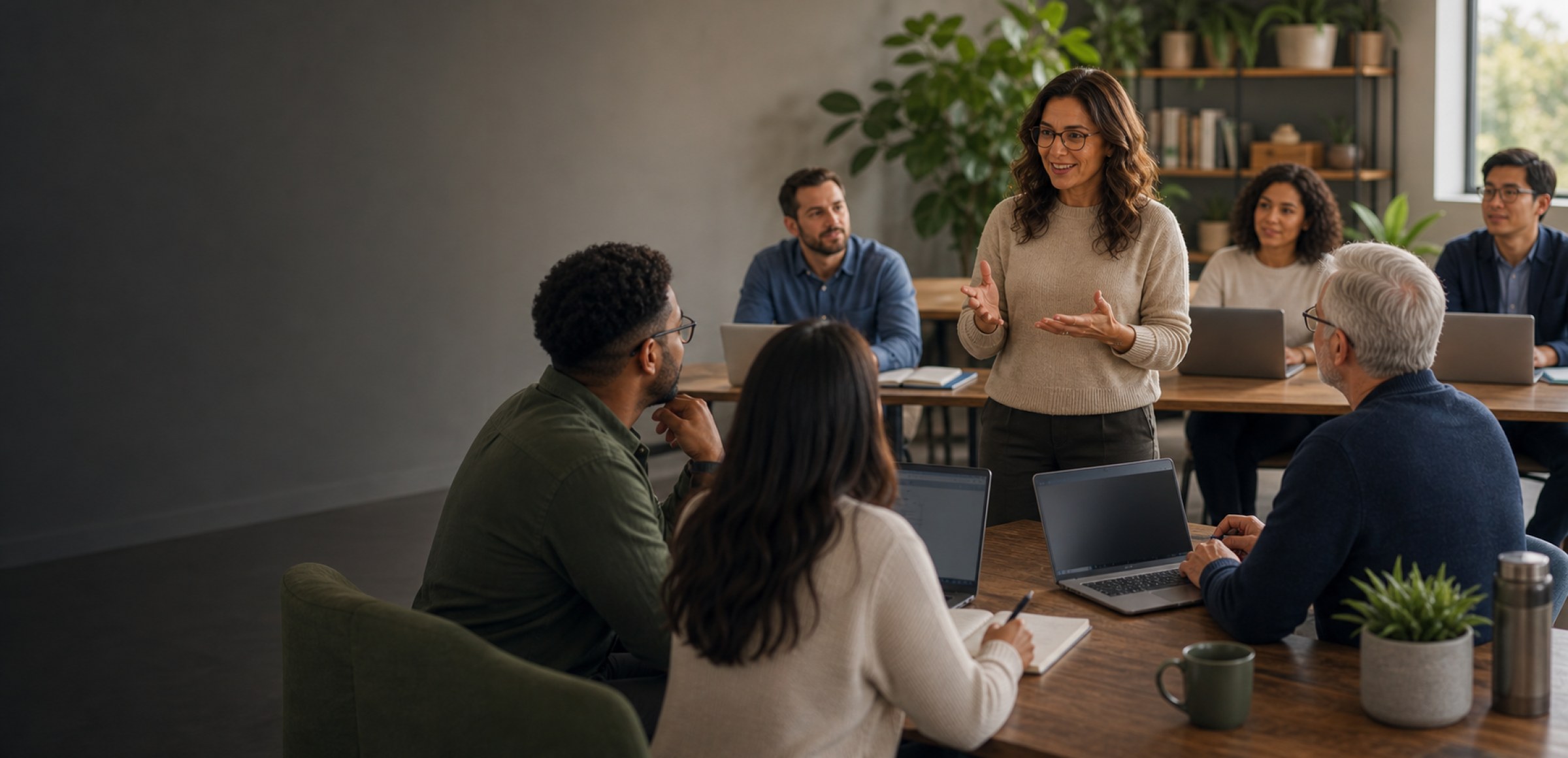 A virtual university online learning session with expert instruction